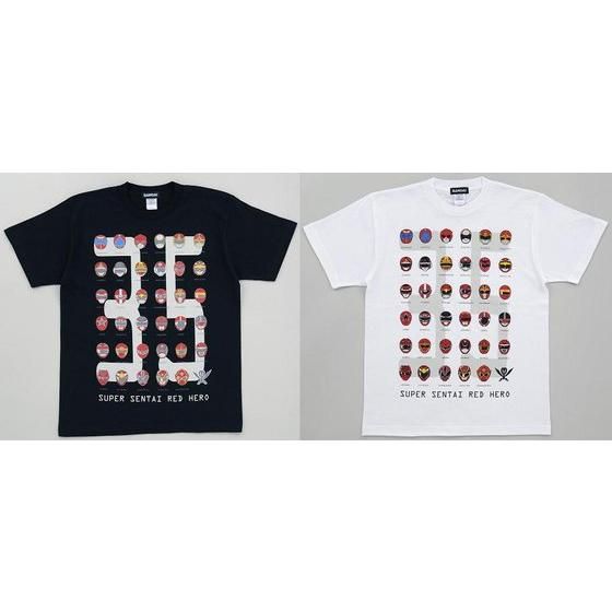 【クリックで詳細表示】スーパー戦隊35th 歴代レッドフェイスTシャツ