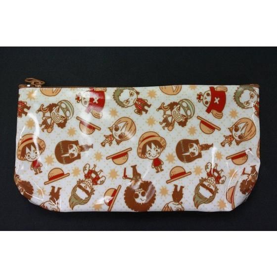 【クリックで詳細表示】ワンピース ポーチ 麦わらの一味総柄