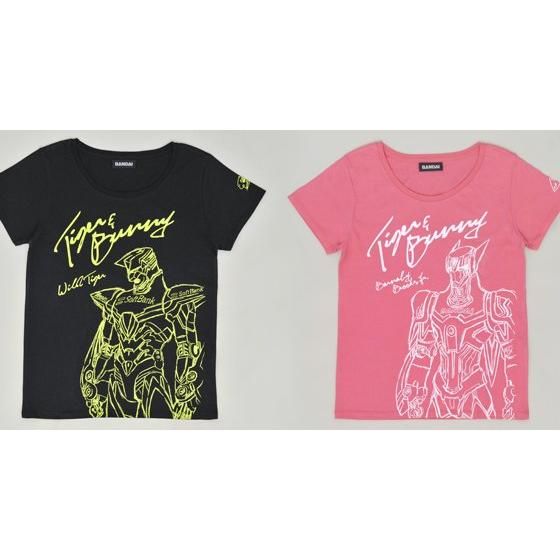 【クリックでお店のこの商品のページへ】TIGER＆BUNNYレディースTシャツ ヒーロー柄
